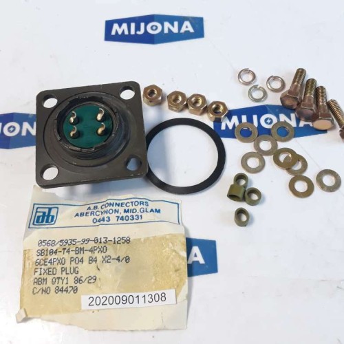 AB connectors ABM 86 29 0568 5935 99 013 1258 ABM8629 (NEW OLD STOCK) AB connectors ABM 86 29 0568 5935 99 013 1258 ABM8629 (NEW OLD STOCK)