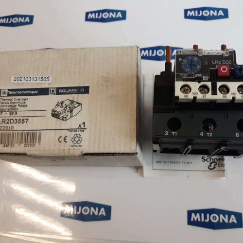 Telemecanique LR2D3557 THERMAL OVERLOAD 022910 CLASS 20 1000V 6KV NEW OLD STOCK
