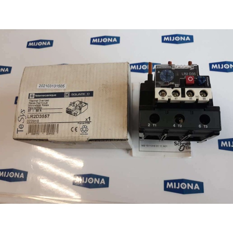 Telemecanique LR2D3557 THERMAL OVERLOAD 022910 CLASS 20 1000V 6KV NEW OLD STOCK Telemecanique LR2D3557 THERMAL OVERLOAD 022910 CLASS 20 1000V 6KV NEW OLD STOCK