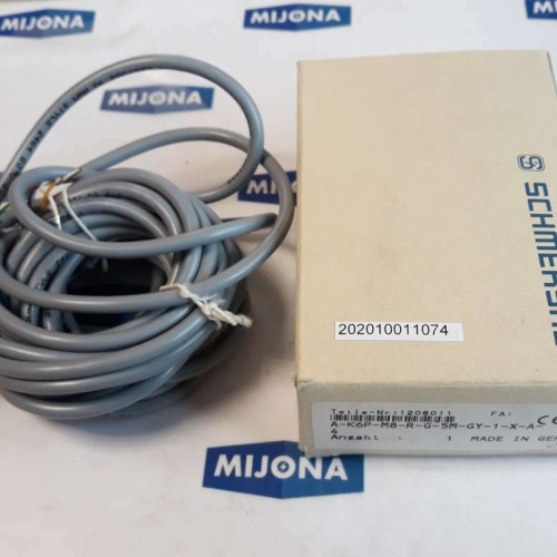 Schmersal A K6P M8 R G 5M GY 1 X A CONNECTING CABLE 8040941 53224 LIYY OB 6X0.14