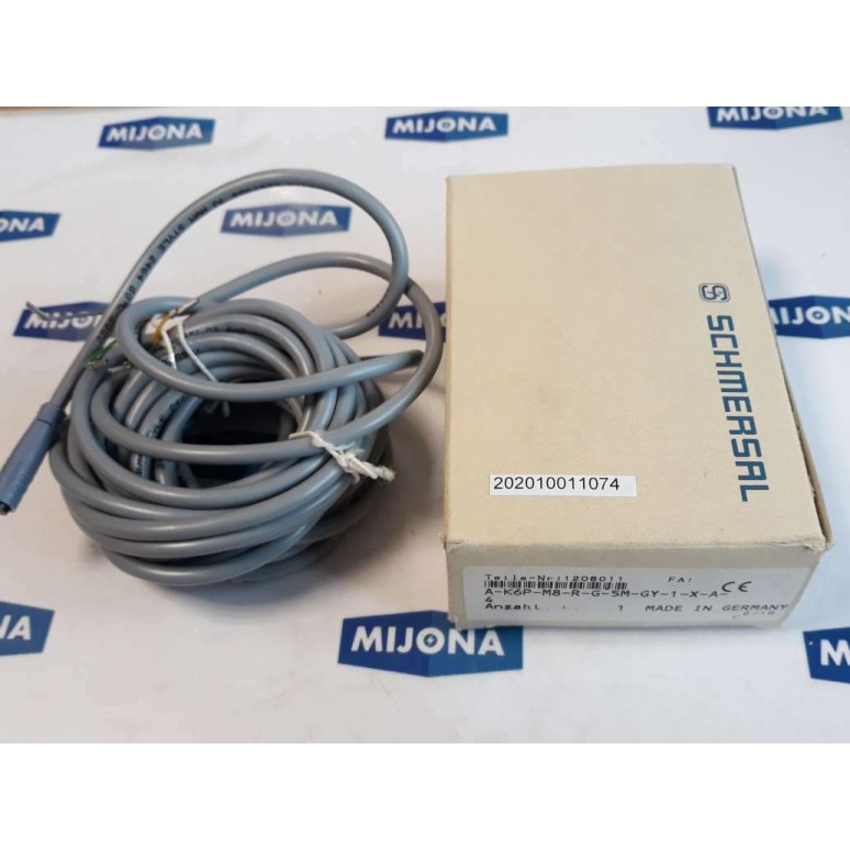 Schmersal A K6P M8 R G 5M GY 1 X A CONNECTING CABLE 8040941 53224 LIYY OB 6X0.14