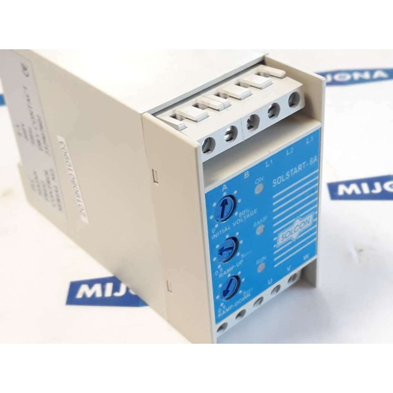SOLSTART 8A SOLCON FLC 8A 400V 50HZ DRY CONTACT serial no: 252907601