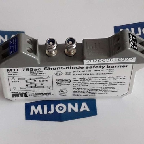 Measurement TECHNOLOGY MTL755ac Shunt diode safety barrier 3V New old stock