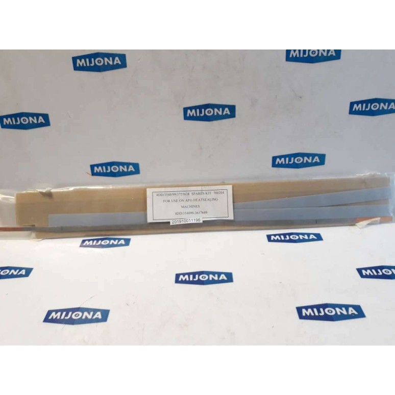 Spares kit for AFG 330 330B heatsealing machines 700204 4DD 3540 99 3755638 Spares kit for AFG 330 330B heatsealing machines 700204 4DD 3540 99 3755638