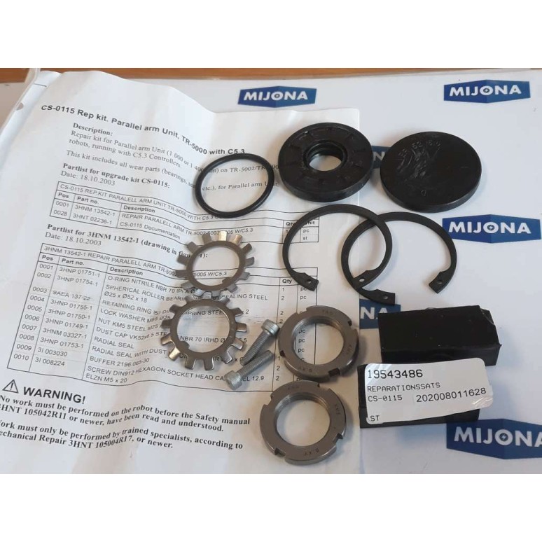 ABB CS 0115 REPAIR KIT Parallel arm unit TR 5000 with C5.3 (New old stock)