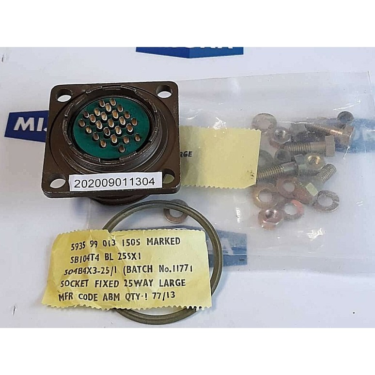 AB connectors 593599 013 1505ABM77 13 CONNECTOR ABM7713 25WAY  (new old stock)