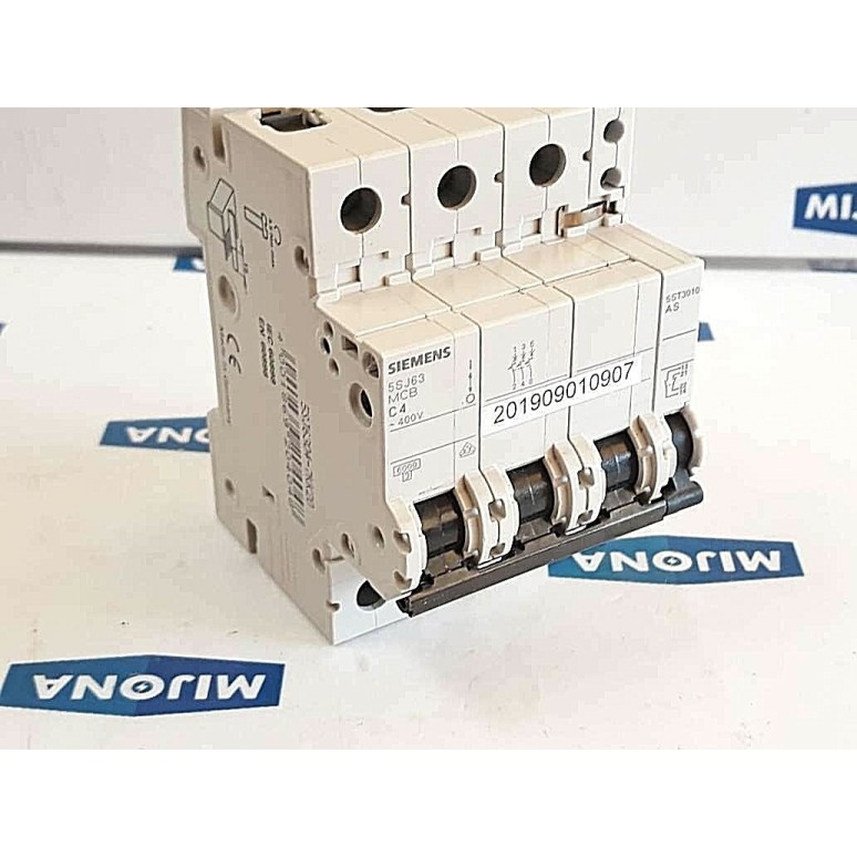 Siemens 5SJ6304 7KK20 Leitungsschutz Schutzschalter 5SJ63 MCB C4 400V IEC 60898