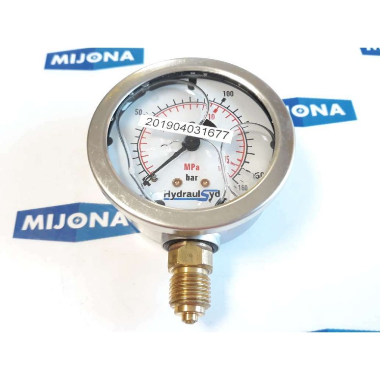 Hydraul Syd 403 00 103 2750 0-160bar manometer Ø63mm  (new old stock)