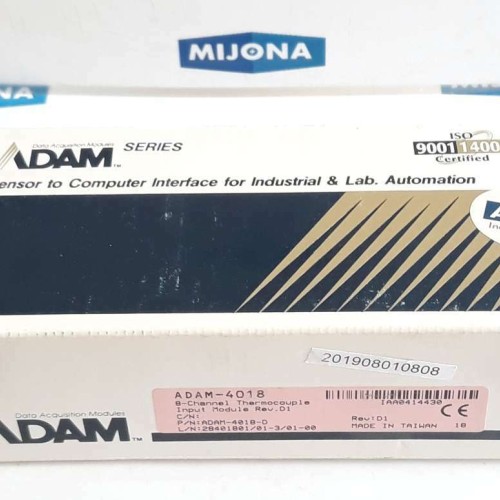 ADAM 4018 8-CHANNEL THERMOCOUPLE INPUT MODULE Rev D1 28401801 01 3 01 00