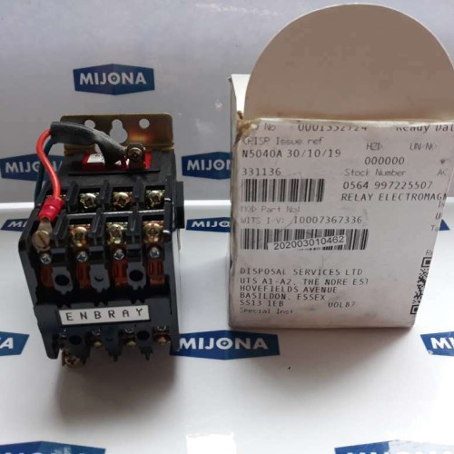 ENBRAY CONTROLS MSA 1666 103 MPR43DU 240V 50HZ 20A 24-30VDC  NEW OLD STOCK
