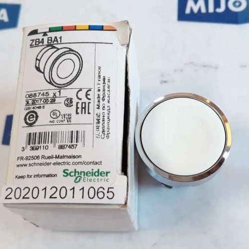 SCHNEIDER ZB4 BA1 088745 Push button head metal Ø22 ZB4 BA1 (NEW OLD STOCK) SCHNEIDER ZB4 BA1 088745 Push button head metal Ø22 ZB4 BA1 (NEW OLD STOCK)