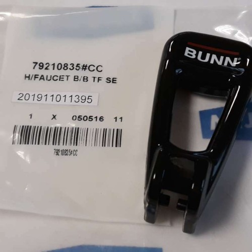 BUNN FAUCET HANDLE, BLACK TF SERVER 39081-0000