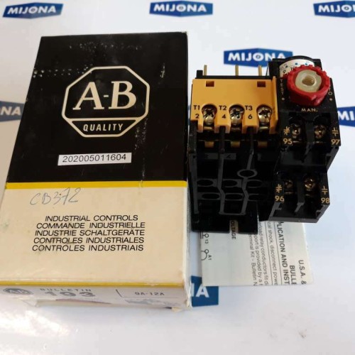 ALLEN BRADLEY 193 BSC12 SER A BIMETALILIC OVERLOAD RELAY 9-12A NEW OLD STOCK