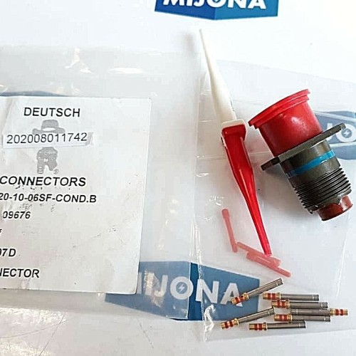 DEUTSCH 6020 10 06SF COND B Connector VA 09676 A0207D M81959 14 11 DEUTSCH 6020 10 06SF COND B Connector VA 09676 A0207D M81959 14 11