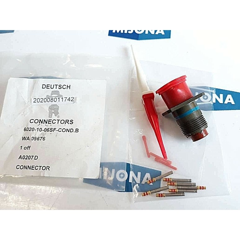 DEUTSCH 6020 10 06SF COND B Connector VA 09676 A0207D M81959 14 11 DEUTSCH 6020 10 06SF COND B Connector VA 09676 A0207D M81959 14 11