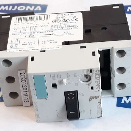 Siemens SIRIUS 3RV1011 0DA15 Motor Protection Circuit Breaker 0,22 - 0,32A