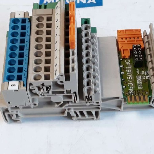 Weidmüller 8551 224055 070117 ZSB 1 5 8 S Terminal Base Module (New old stock)