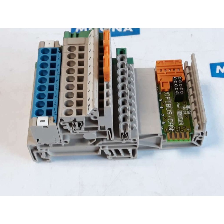 Weidmüller 8551 224055 070117 ZSB 1 5 8 S Terminal Base Module (New old stock)
