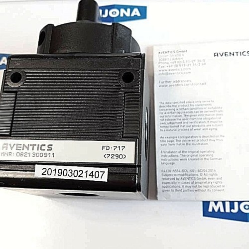 Aventics MNR 0821300911 Absperrventil mechanisch betätigt FD 717 (new old stock)