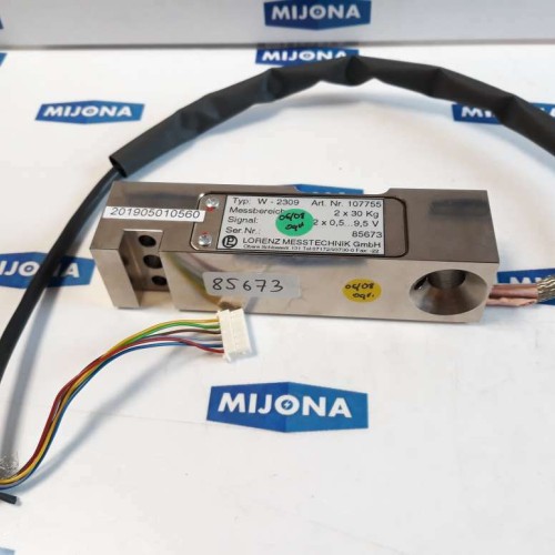 LORENZ MESSTECHNIK W 2309 107755 2X30Kg 2x0,5 9,5V 85673 LORENZ MESSTECHNIK W 2309 107755 2X30Kg 2x0,5 9,5V 85673