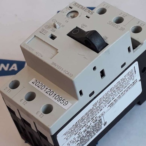 Siemens SIRIUS 3R 3RV1011 1CA10 Motor Protection Circuit Breaker 1.8 - 2.5A