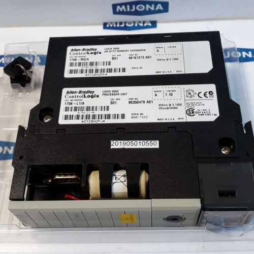 ALLEN BRADLEY 1756 M3/A Logix5550 2M BYTE MEMORY EXPANSION Processor Module