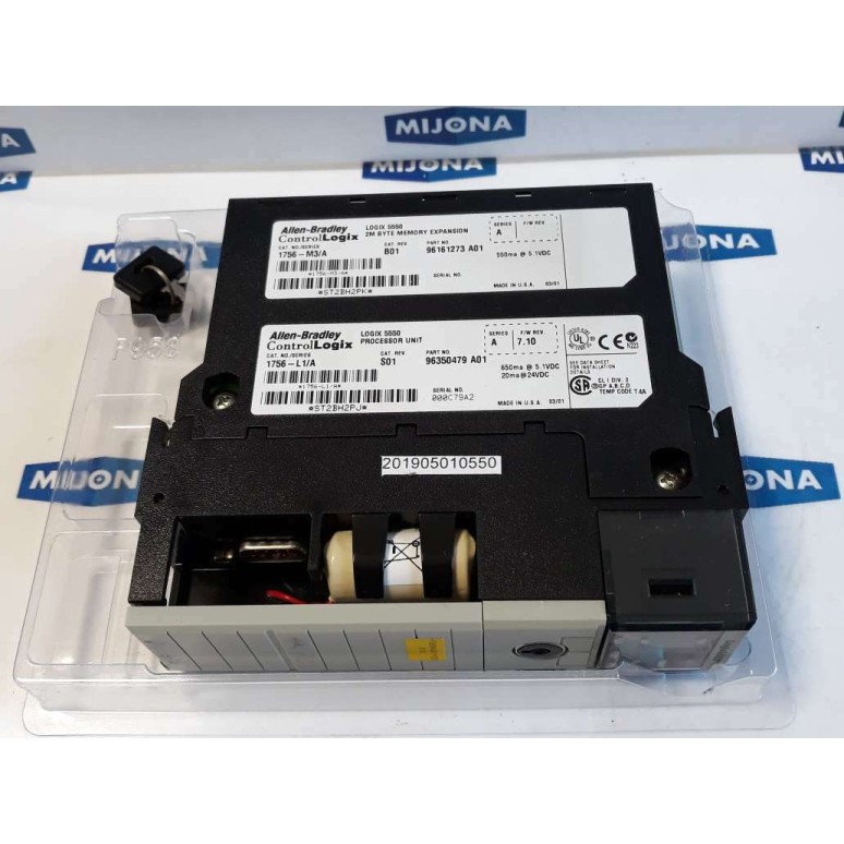 ALLEN BRADLEY 1756 M3/A Logix5550 2M BYTE MEMORY EXPANSION Processor Module