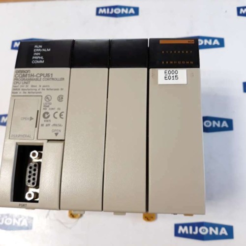 OMRON CQM1H CPU51 PROGRAMMABLE CONTROLLER CPU UNIT 24V DC 10mA 16 points 2272N