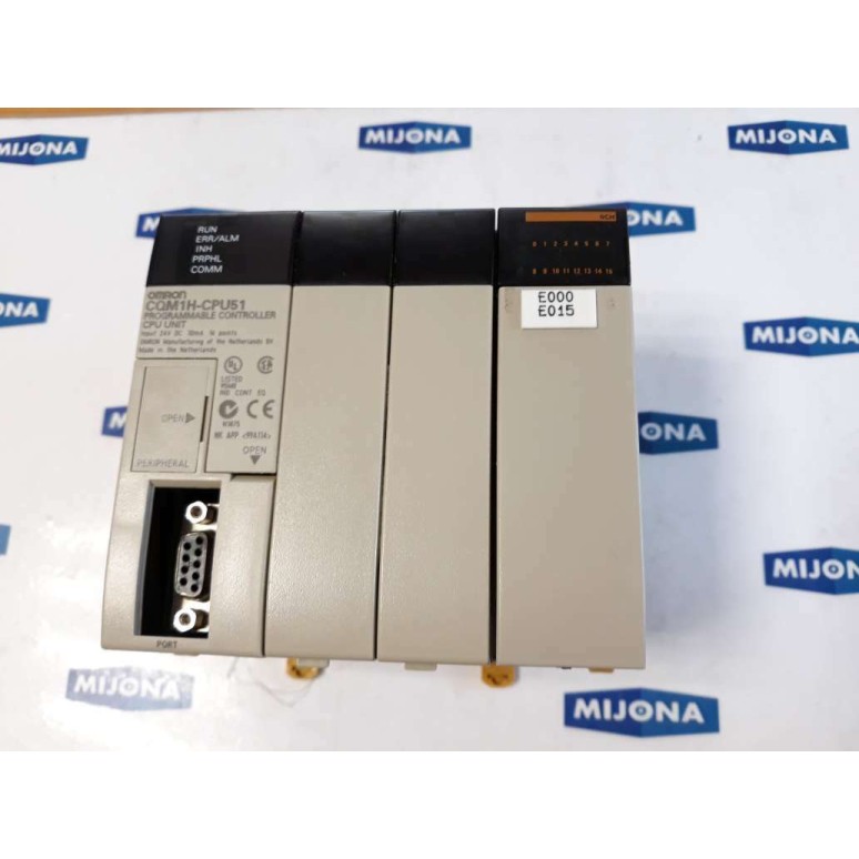 OMRON CQM1H CPU51 PROGRAMMABLE CONTROLLER CPU UNIT 24V DC 10mA 16 points 2272N