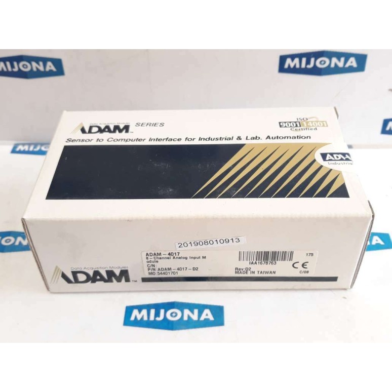 ADAM 4017 CHANNEL ANALOG INPUT MODULE Rev D2 54401701