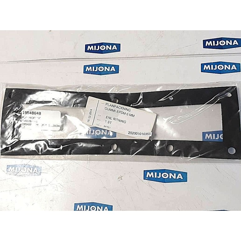 308226 001 295x89x10mm EPDM SILICONE flat packing rubber 6mm 84161