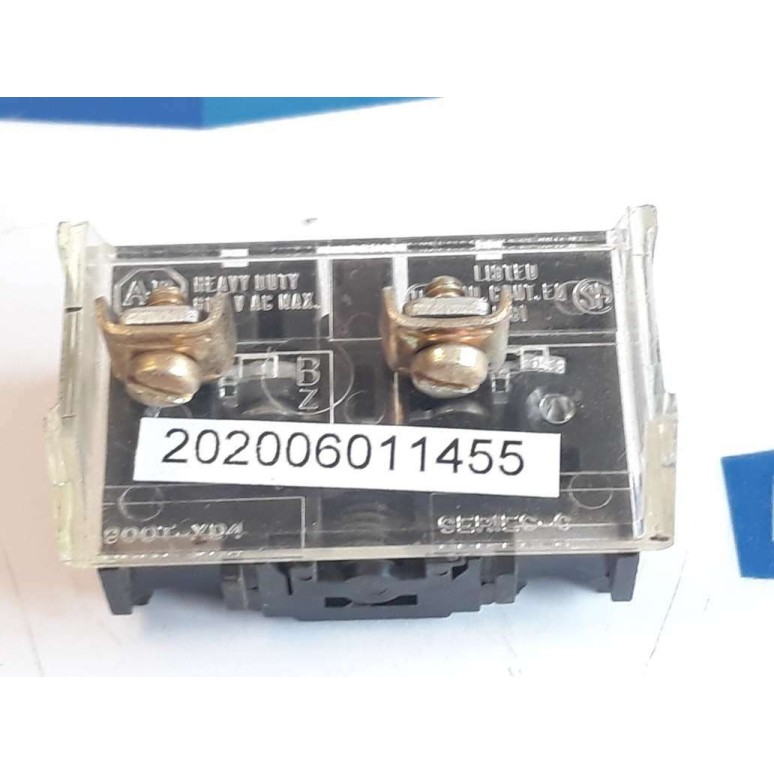 ALLEN BRADLEY 800T XD4 Contact block SER C 600V AC NEW OLD STOCK)