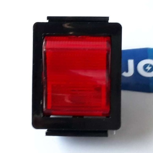 ARCOELECTRIC C1453VQ 10 3 A 250V AC ROCKER SWITCH RED 10A 250V AC