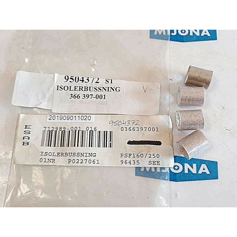 Esab 0366397001 Insulating isolierend PRICE FOR 4 (new old stock)