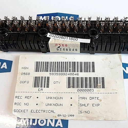 MTE 0568 9248046 924 8046 socket electrical (new old stock)