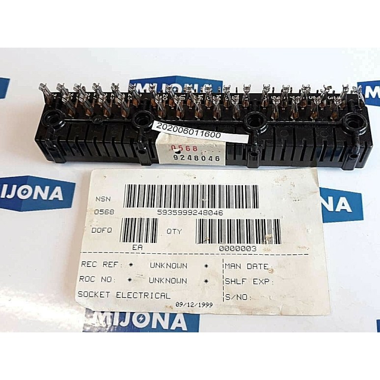 MTE 0568 9248046 924 8046 socket electrical (new old stock)