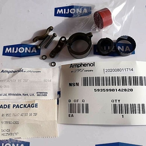 AMPHENOL BS 9522 F0017 A2103 16 26F CONNECTOR 5935990142820 9214 62GB 585 16 26S