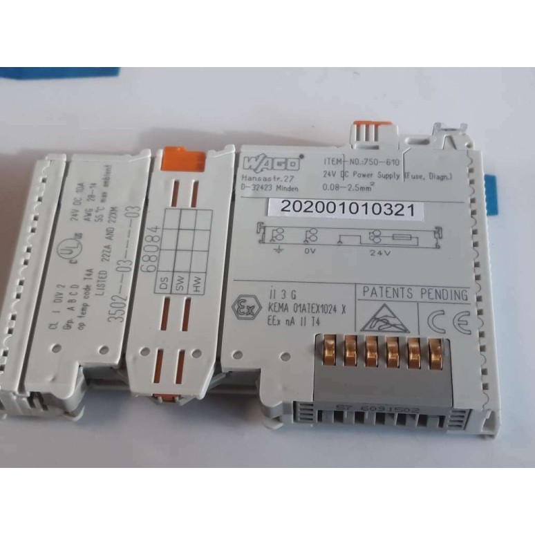 WAGO 750 610 Ausgangskarte Output Card 24V DC 10A (new old stock)