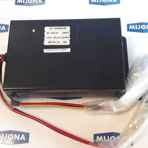 DC CONVERTER 95 24 12 INPUT: 24 VOLTS OUTPUT: 13-8VOLTS 10A (NEW OLD STOCK)