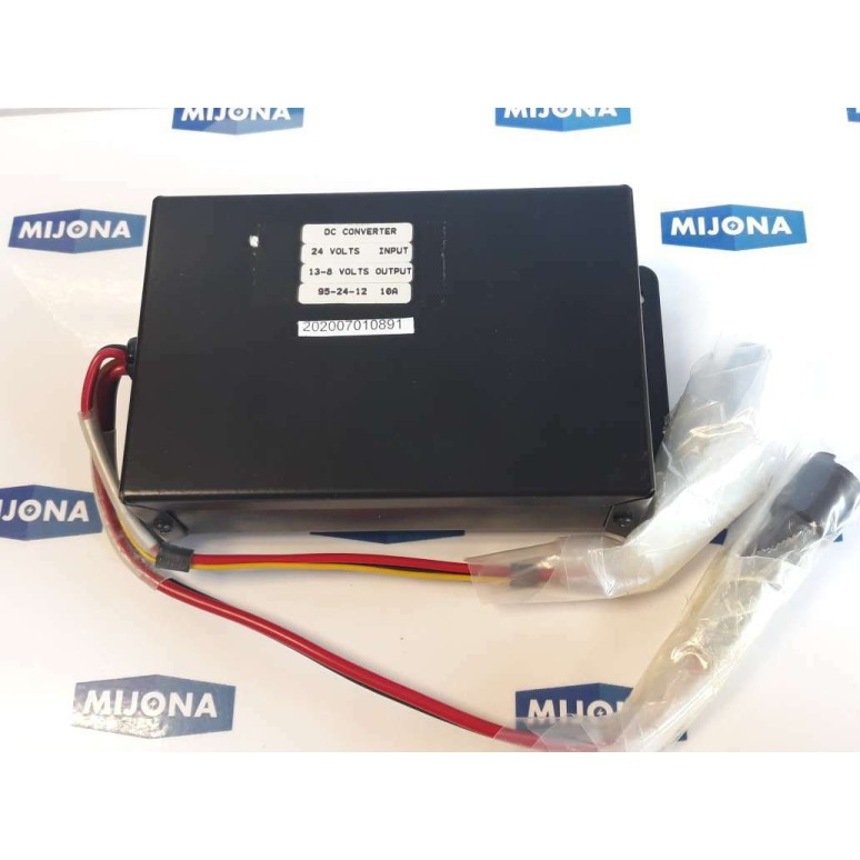 DC CONVERTER 95 24 12 INPUT: 24 VOLTS OUTPUT: 13-8VOLTS 10A (NEW OLD STOCK)