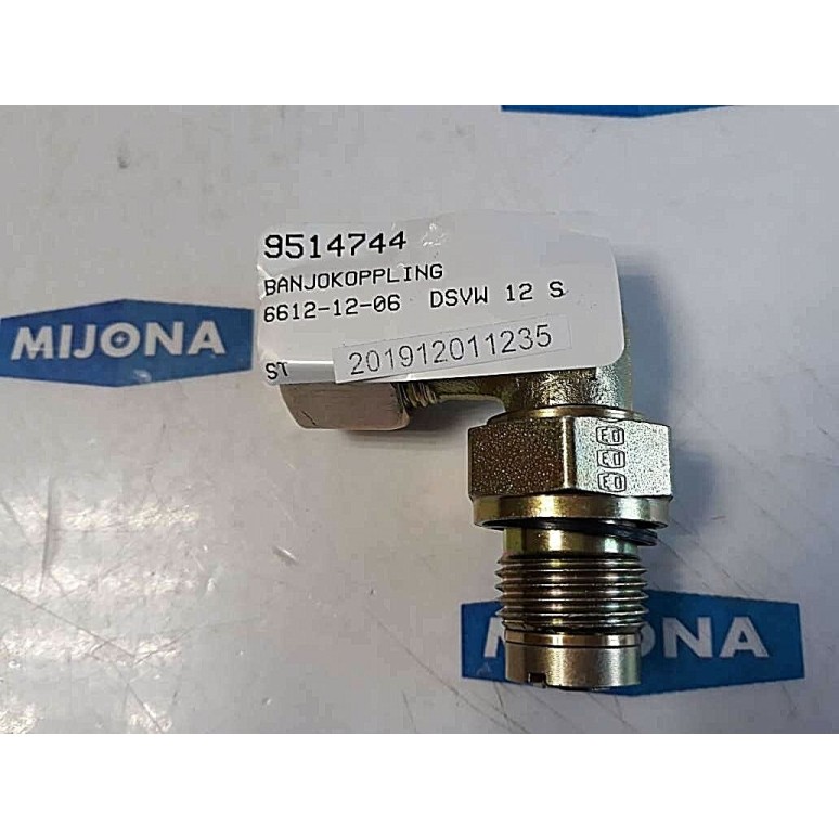 EO 0107 6612 12 06 DSVW 12 S BANJO CONNECTOR (new old stock)
