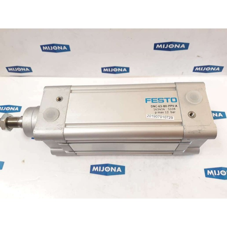 Festo DNC 63 80 PPV A 163404 S108 12 BAR CYLINDER (new old stock) Festo DNC 63 80 PPV A 163404 S108 12 BAR CYLINDER (new old stock)