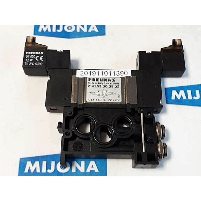 Pneumax 2141 52 00 35 02 1,5-7bar -5°C +50°C Pneumax 24 VDC 1,3W -5°C +50°C Pneumax 2141 52 00 35 02 1,5-7bar -5°C +50°C Pneumax 24 VDC 1,3W -5°C +50°C