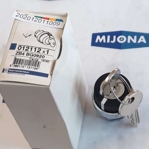 TELEMECANIQUE ZB4 BG0920 012112 KEY SELECTOR SWITCH