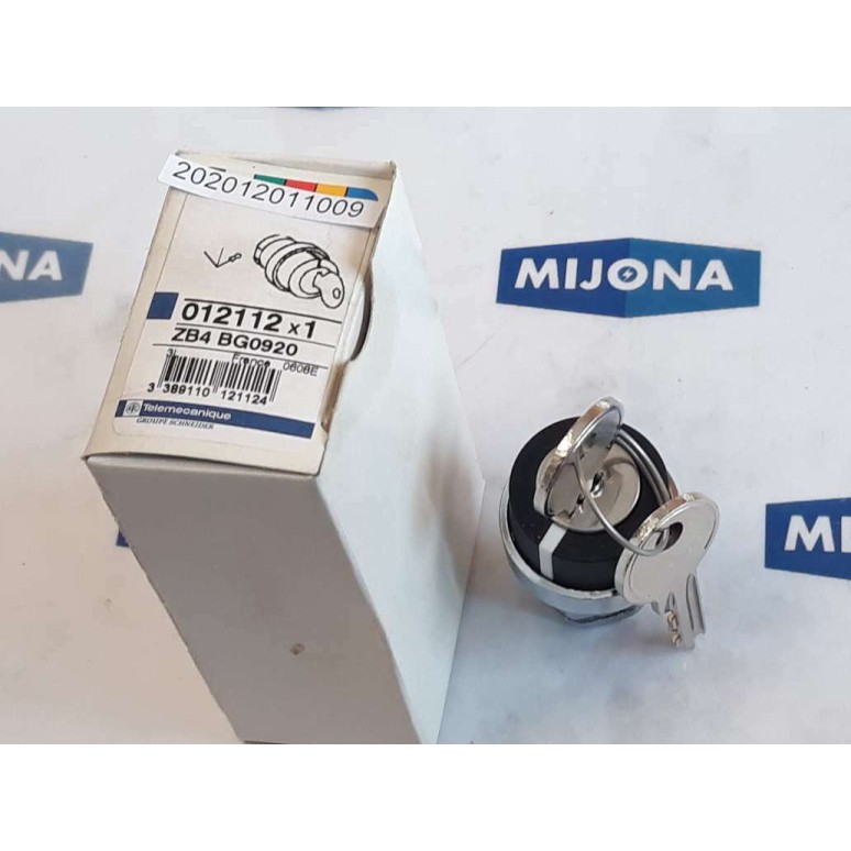TELEMECANIQUE ZB4 BG0920 012112 KEY SELECTOR SWITCH TELEMECANIQUE ZB4 BG0920 012112 KEY SELECTOR SWITCH