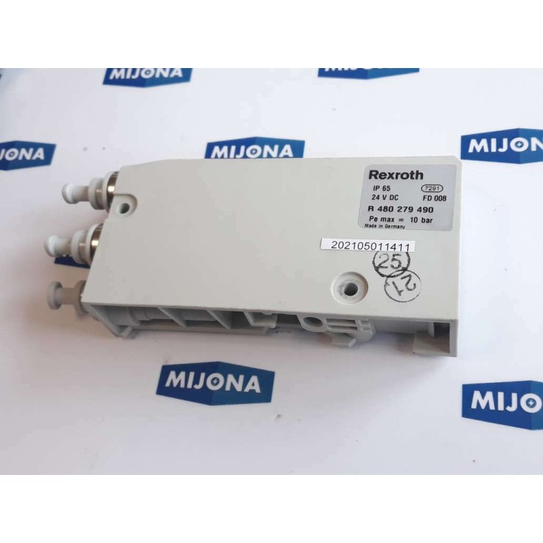 Rexroth R 480 279 490 10Bar 24V DC 7291 Pneumatic druckluft Block Ventil Anschlu Rexroth R 480 279 490 10Bar 24V DC 7291 Pneumatic druckluft Block Ventil Anschlu