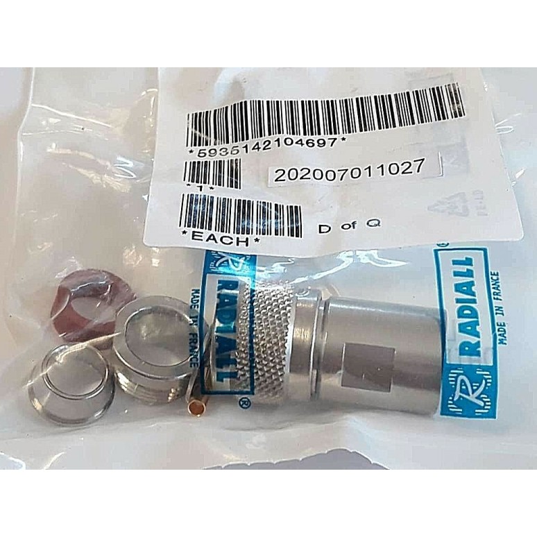 RADIALL R1618000W CONNECTOR CO-AX R161 018 000W