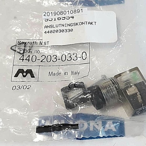 REXROTH Mecman 440 203 033 0 Stecker connector REXROTH Mecman 440 203 033 0 Stecker connector
