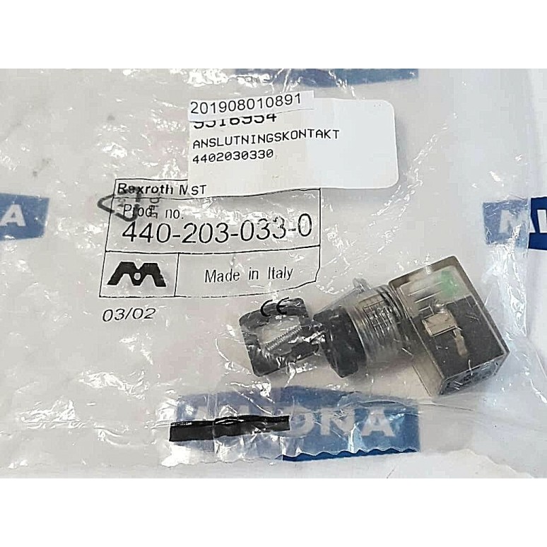 REXROTH Mecman 440 203 033 0  Stecker connector