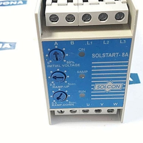 SOLSTART - 8A SOLCON FLC 8A 400V 50HZ DRY CONTACT serial no: 168710901 SOLSTART - 8A SOLCON FLC 8A 400V 50HZ DRY CONTACT serial no: 168710901